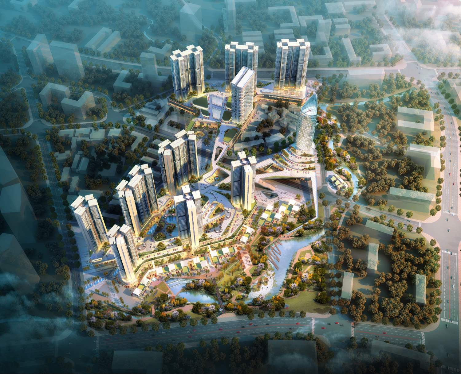 貴州習(xí)水縣朝陽新城概念規(guī)劃設(shè)計方案